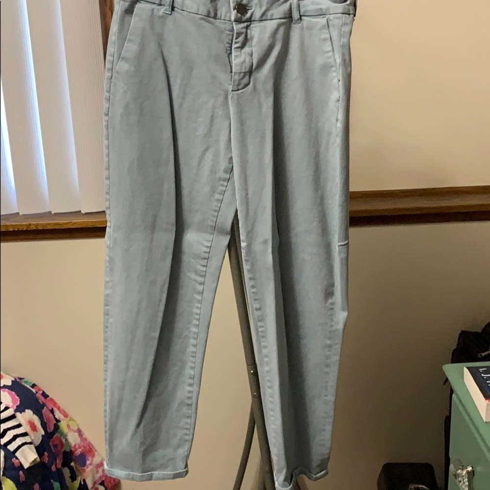 Blue trousers